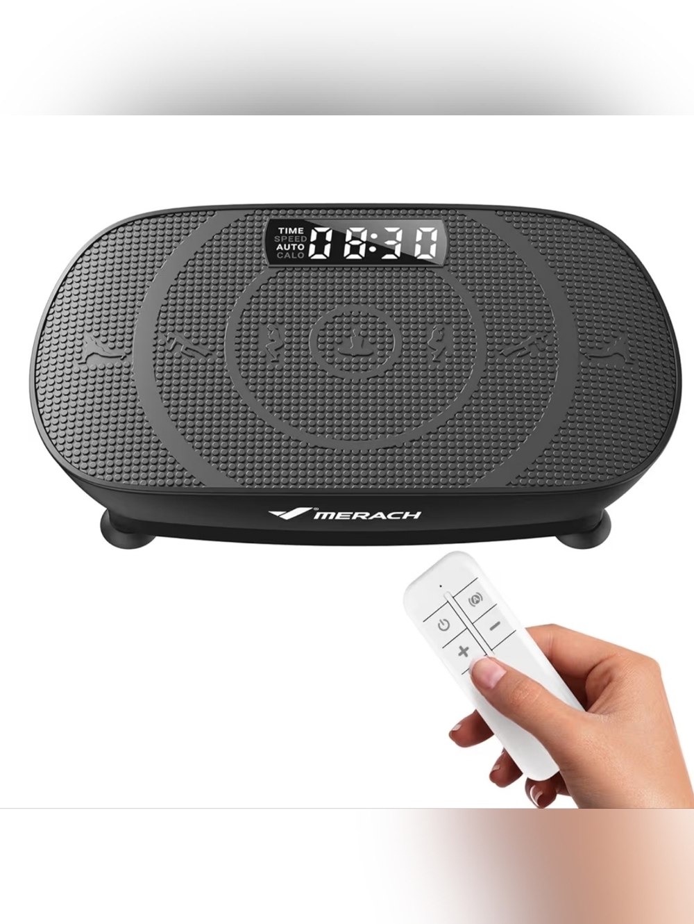 Black Portable Vibration Platform with Remote Control 2398